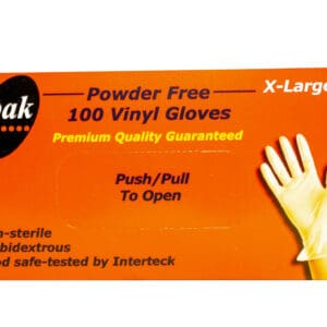 Vinyl Powder Free Clear Gloves