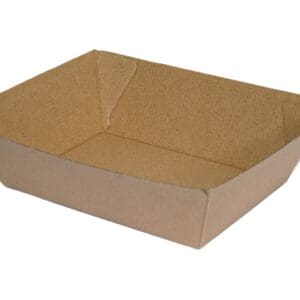 Small Plain Brown Corrugated Tray 500 Pcs/CTN