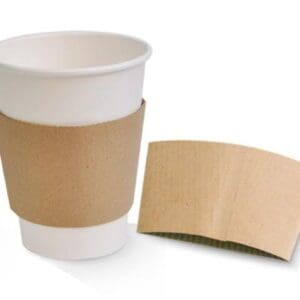Cup Sleeve Kraft 12, 16oz 1000 Pcs/CTN